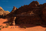 Rock-climbing in Wadi Rum- Jordan
