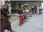 Pilgrims Progress. Muslim Palanquin Bearers of Vaishno Devi